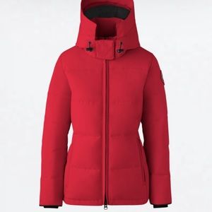 Chelsea Parka in Red w/ Fur